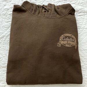 Cabela's Grand Opening Dark Brown Hoodie